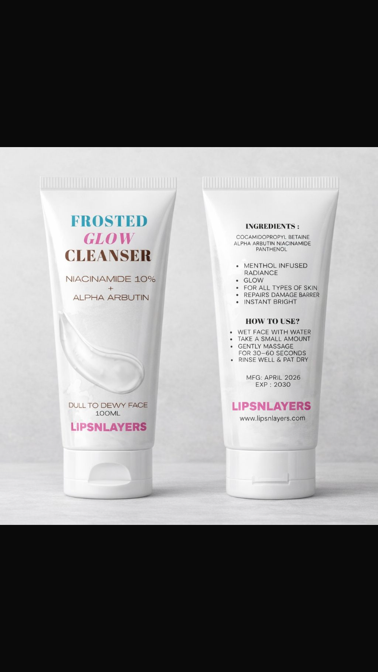 LipsnLayers Frosted Glow Cleanser