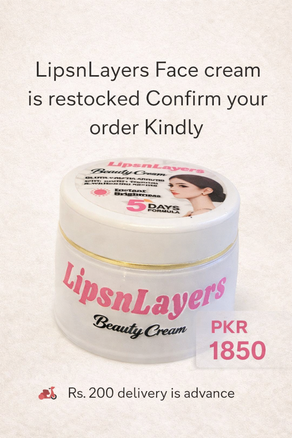 LipsnLayers Whitening Cream