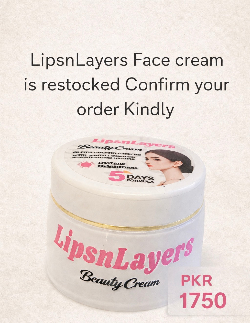 LipsnLayers Whitening Cream