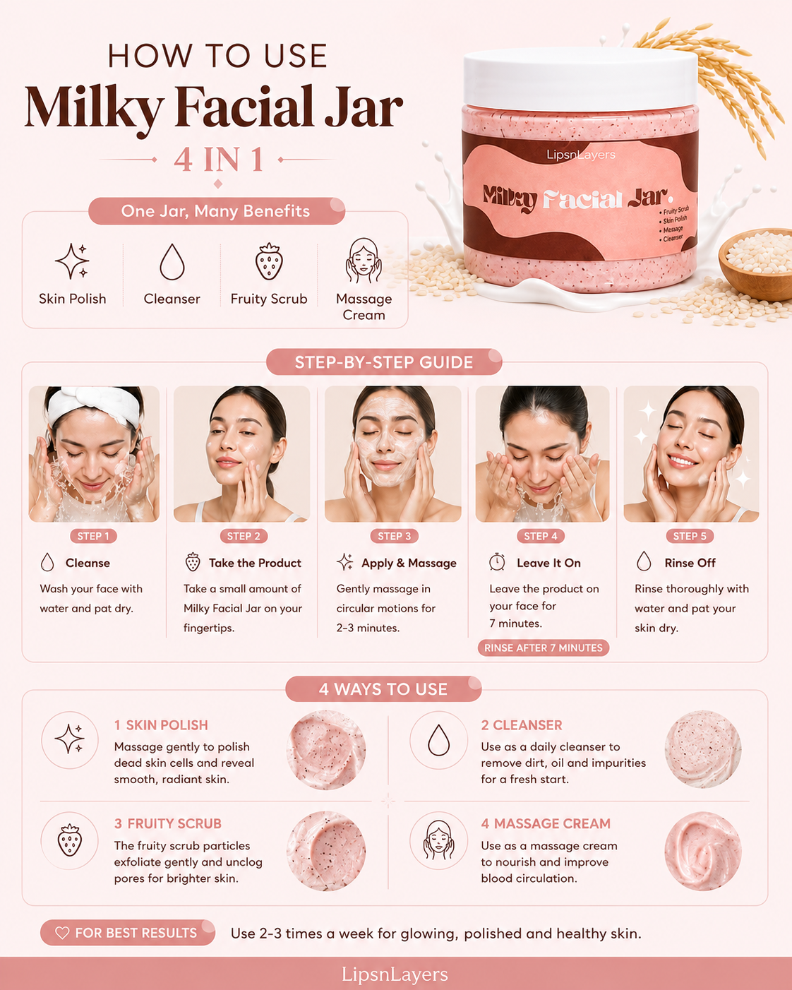 Milky Facial Jar (300gram)