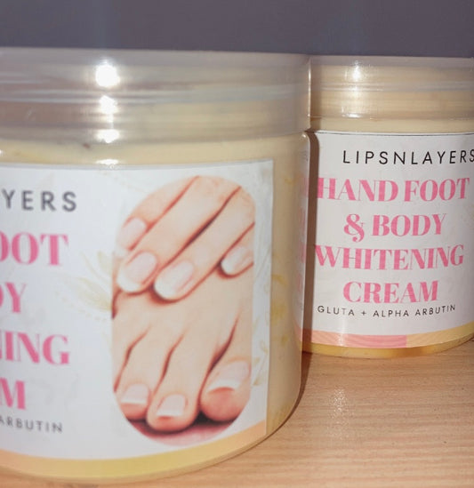 LipsnLayers Hand Foot Body whitening jar 300gram